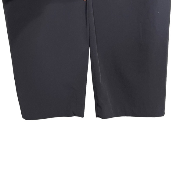 NIC + ZOE Tech Stretch Relaxed Ankle Pants Black Size 12 Slim Straight Leg - Picture 6 of 10
